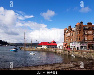 North Quay e Columba Hotel a Oban Argyll and Bute Scozia Scotland Foto Stock