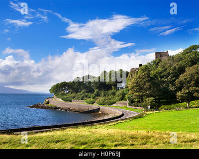 Dunollie castello vicino a Oban Argyll and Bute Scozia Scotland Foto Stock