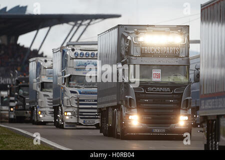 Carrello ADAC Grand Prix 2016, circuito Nürburgring, Nürburg, Renania-Palatinato, Germania Foto Stock