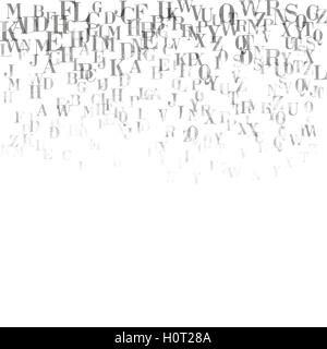 Timbro di gomma lettera in cascata Illustrazione Vettoriale