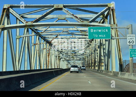 Autostrade americane in Louisiana Foto Stock