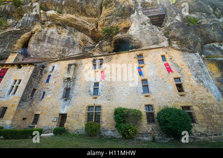 La Maison Forte de Reignac, Dordogne, Perigord, Francia, Unione Europea, Europa Foto Stock