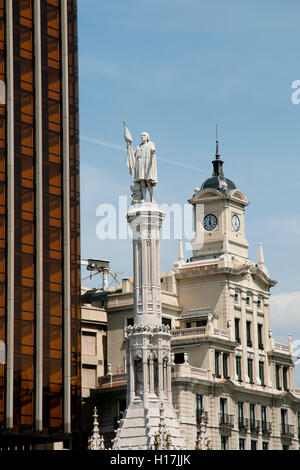 Monumento a Cristoforo Colombo - Madrid - Spagna Foto Stock