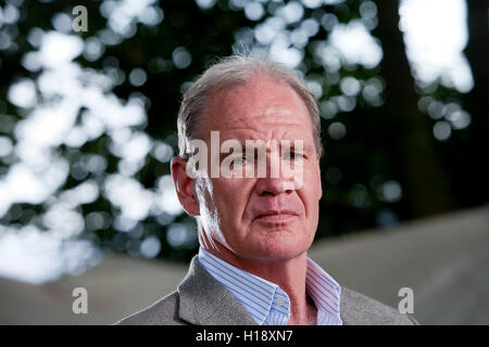 Erwin James, condannati assassino e custode giornalista e opinionista, all'Edinburgh International Book Festival. Edimburgo, Scozia. Il 16 agosto 2016 Foto Stock