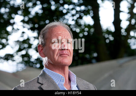 Erwin James, condannati assassino e custode giornalista e opinionista, all'Edinburgh International Book Festival. Edimburgo, Scozia. Il 16 agosto 2016 Foto Stock