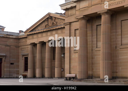 Portico e colonne di Darlinghurst Court House Sydney Australia Foto Stock