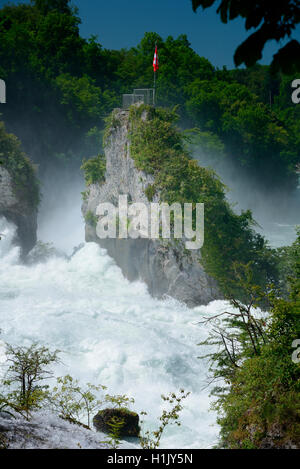 Rheinfall, Sciaffusa, Schweiz Foto Stock