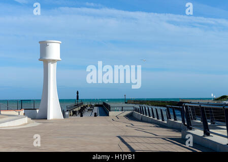 Strandpromenade von Littlehampton, West Sussex, in Inghilterra, Grossbritannien Foto Stock