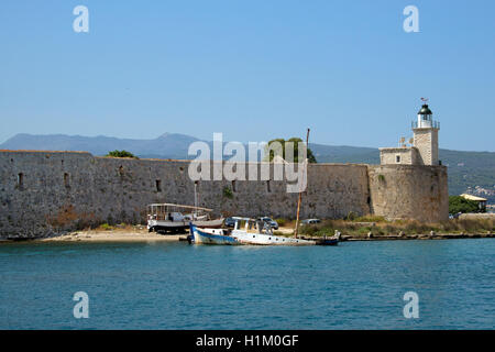 Aghia Mavra fortezza veneziana di Lefkada Town Lekada Island Isole Ionie Grecia Foto Stock