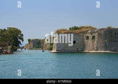 Aghia Mavra fortezza veneziana di Lefkada Town Lekada Island Isole Ionie Grecia Foto Stock