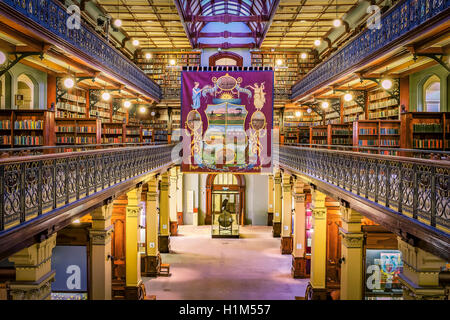 L'interno della storica libreria Mortlock, nella biblioteca dello Stato del South Australia Adelaide. Foto Stock