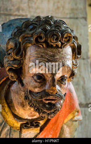 Un busto di San Cristoforo Foto Stock