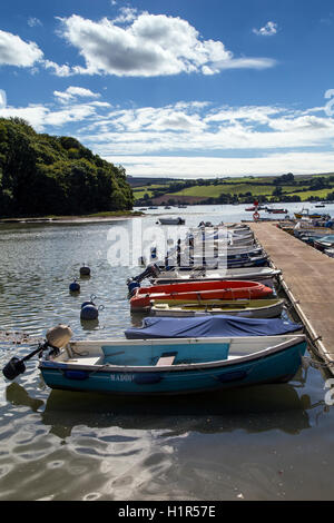 Il villaggio di Stoke Gabriel è uno dei più intatti di South Devon. Si trova sulle rive di un piccolo torrente w Foto Stock