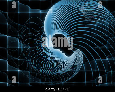Anima accidentali geometria Foto Stock