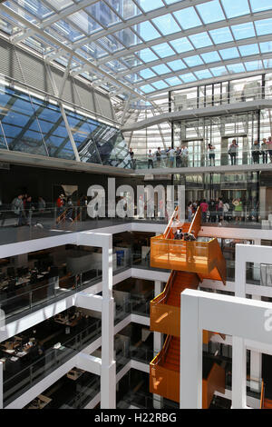 Interno della Macquarie Bank a Martin Place Sydney CBD Nuovo Galles del Sud Australia Foto Stock