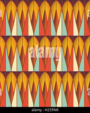 Colorato modello realizzato con triangoli. Geometrica arte digitale Foto Stock