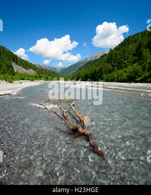 Hornbach, Algovia Alpi, vicino a Reutte, Tirolo, Austria Foto Stock