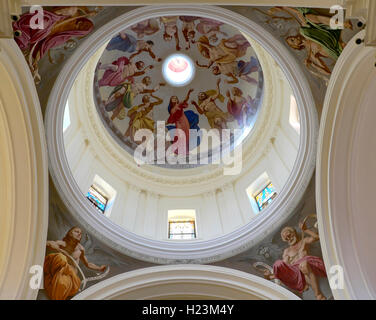 Cupola della Cattedrale di San Nicola, Noto, Sicilia, Italia Foto Stock