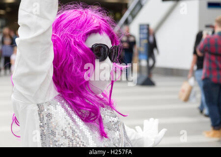 Birmingham New Street Station. Il 24 settembre 2016. Celebrare 1 anno dopo il completamento di 5 anno progetto di riqualificazione che hanno un costo di €750 milioni di sterline per il completamento. Credito: Keith J Smith./Alamy Live News Foto Stock