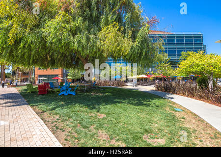 La sede centrale di Google area relax Foto Stock