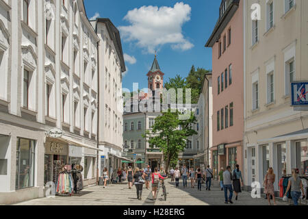 Ludwigstrasse, Passau, Baviera, Germania Foto Stock