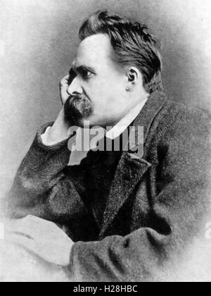 Nietzsche, Friedrich Wilhelm Nietzsche, filosofo tedesco Foto Stock