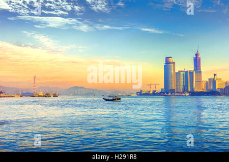 Xiamen Gulangyu isolotto scenario del turismo Foto Stock