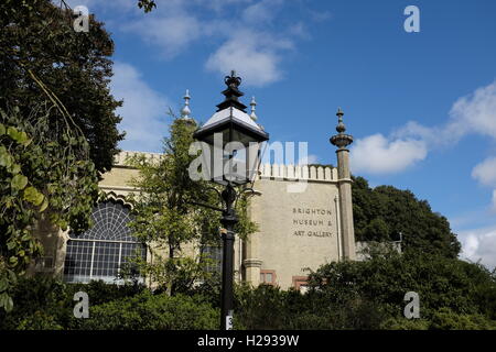 Brighton museo e galleria d'arte presso il Royal Pavilion central Brighton Inghilterra UK Europa Foto Stock