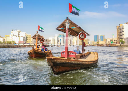 Traghetti Abra Dubai Foto Stock