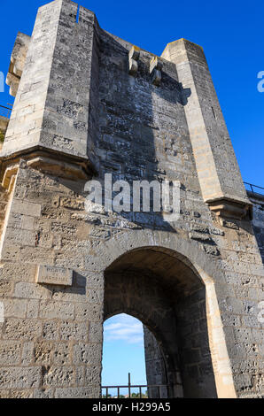 AIGUES MORTES, LOUIS IX, CAMARGUE, GARD FRANCIA 30 Foto Stock