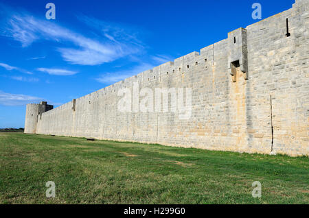 AIGUES MORTES, LOUIS IX, CAMARGUE, GARD FRANCIA 30 Foto Stock