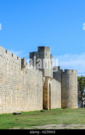 AIGUES MORTES, LOUIS IX, CAMARGUE, GARD FRANCIA 30 Foto Stock