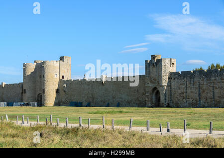 AIGUES MORTES, LOUIS IX, CAMARGUE, GARD FRANCIA 30 Foto Stock