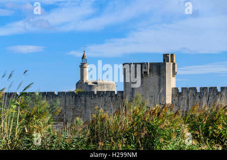 AIGUES MORTES, LOUIS IX, CAMARGUE, GARD FRANCIA 30 Foto Stock