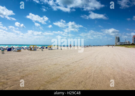 South Beach Miami Foto Stock