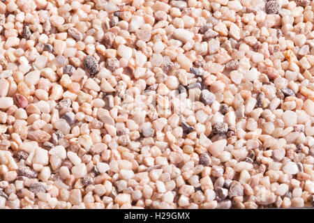 Colored Stone chip / superficie di ghiaia. Foto Stock