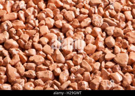 Colored Stone chip / superficie di ghiaia. Foto Stock
