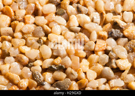 Colored Stone chip / superficie di ghiaia. Foto Stock