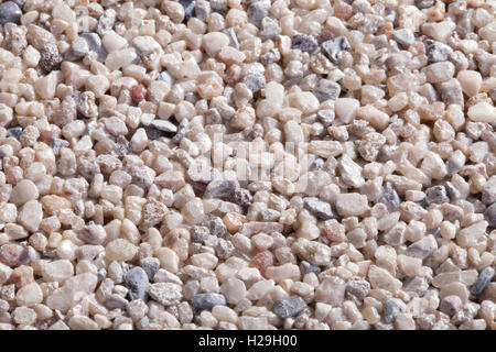 Colored Stone chip / superficie di ghiaia. Foto Stock
