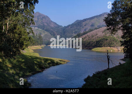 Mattupetty Dam in Munnar Kerala, India Foto Stock