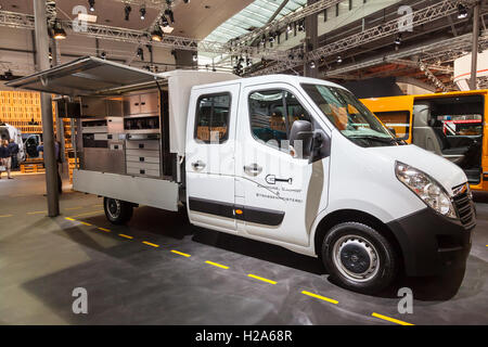 Nuovo Opel Movano Crew Cab carrello Foto Stock