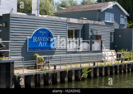 La Raven's Ait a Kingston upon Thames Londra Foto Stock