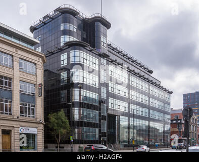 Daily Express edificio da Owen Williams, 1939, Grande Ancoats Street, Manchester, Inghilterra Foto Stock