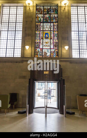 Biblioteca centrale di Manchester interni da E. Vincent Harris, 1930-1934, Manchester, Inghilterra Foto Stock