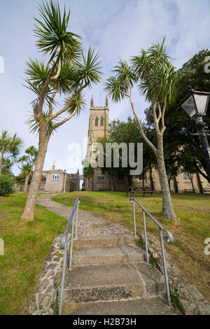 Chiesa di Santa Maria giardino, Penzance Cornwall Inghilterra England Regno Unito. Foto Stock