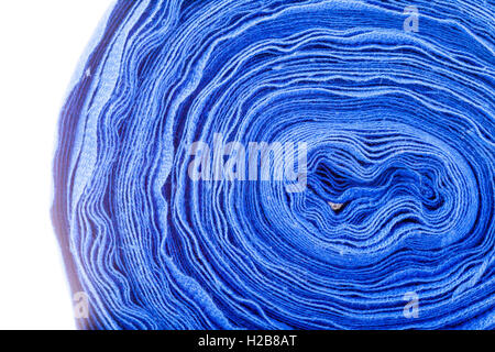 Rullo blu asciugamano per fini commerciali o industriali Foto Stock