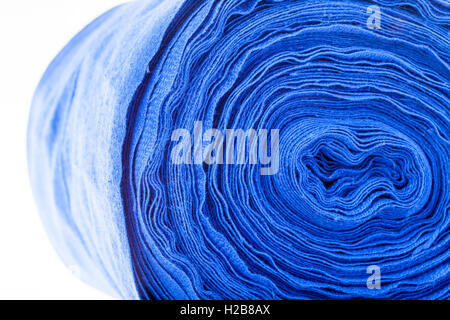 Rullo blu asciugamano per fini commerciali o industriali Foto Stock