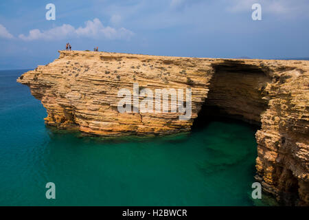 Isola di Koufonisi, Cicladi, Isole del Mar Egeo, in Grecia, in Europa Foto Stock