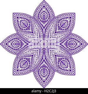 Mandala. Bella vintage rotondi. Illustrazione Vettoriale stile etnico Illustrazione Vettoriale