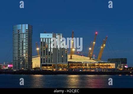 Intercontinental Hotel - Londra l'O2, Waterview Unità , penisola di Greenwich, Londra SE10, Regno Unito Foto Stock